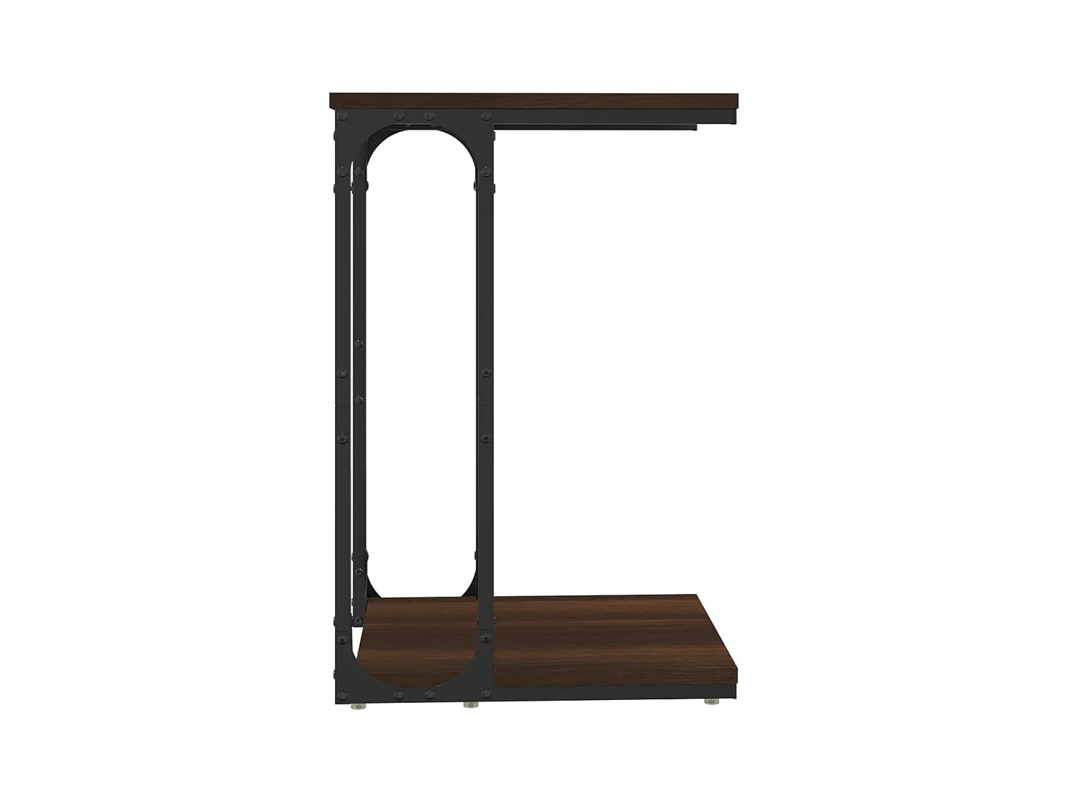 Table d'appoint Chêne marron 40x30x60 Bois d'ingénierie
