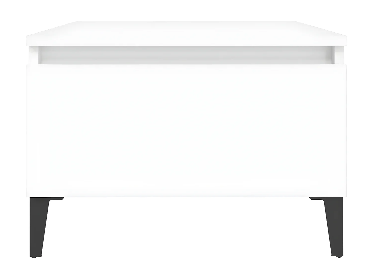 Tables d'appoint 2 pcs Blanc 50x46x35 Bois d'ingénierie