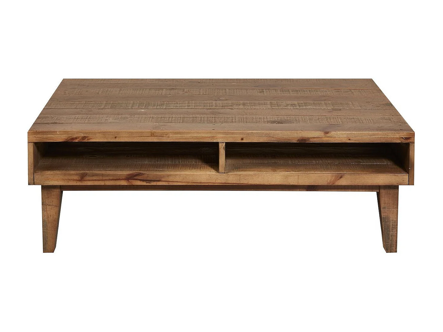 Table Basse en Bois de Pin "Favola" 120cm Marron