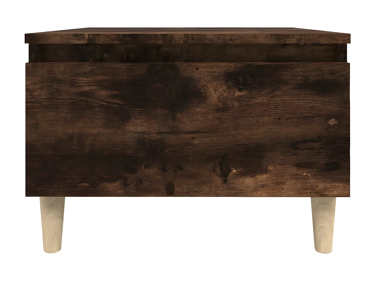 Table d'appoint Chêne fumé 50x46x35 Bois d'ingénierie