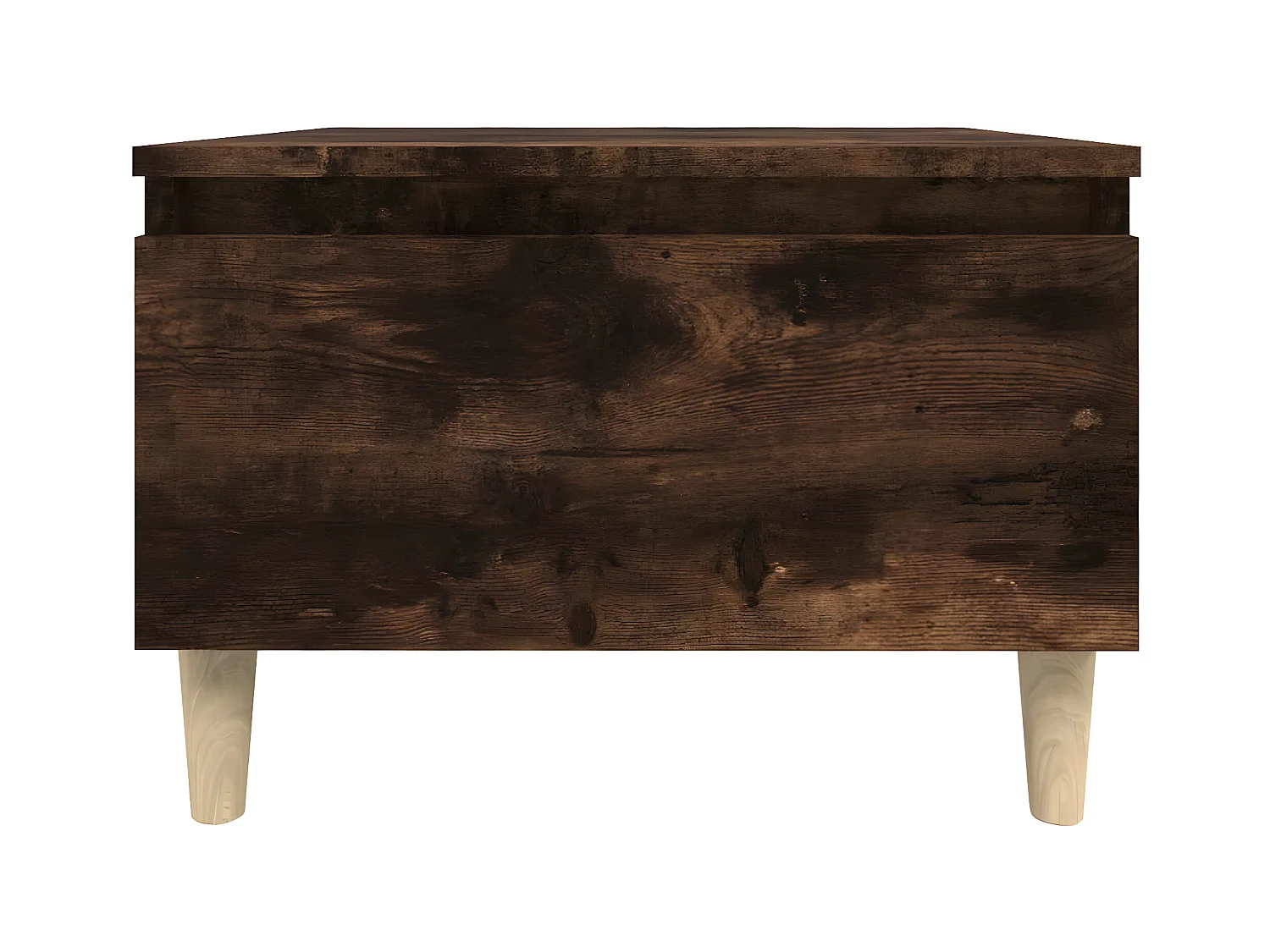 Table d'appoint Chêne fumé 50x46x35 Bois d'ingénierie