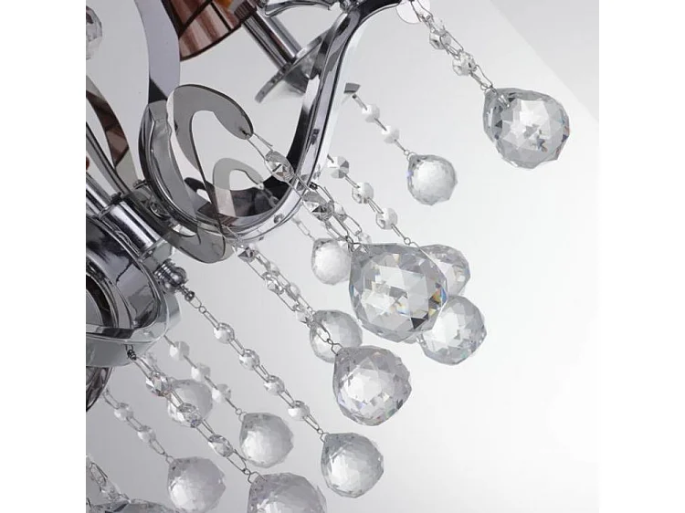 Suspension en Métal "Povery" 60cm Naturel & Argent