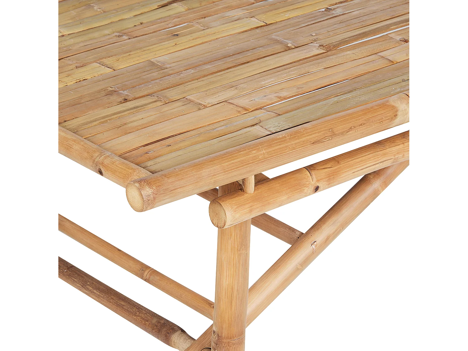 Stół ogrodowy TINDARI 180 cm 90 cm Drewno bambusowe Jasnobrązowy