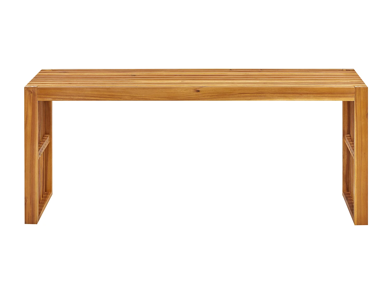 Table basse de jardin BELLANO 150 cm 35 cm Acacia Marron