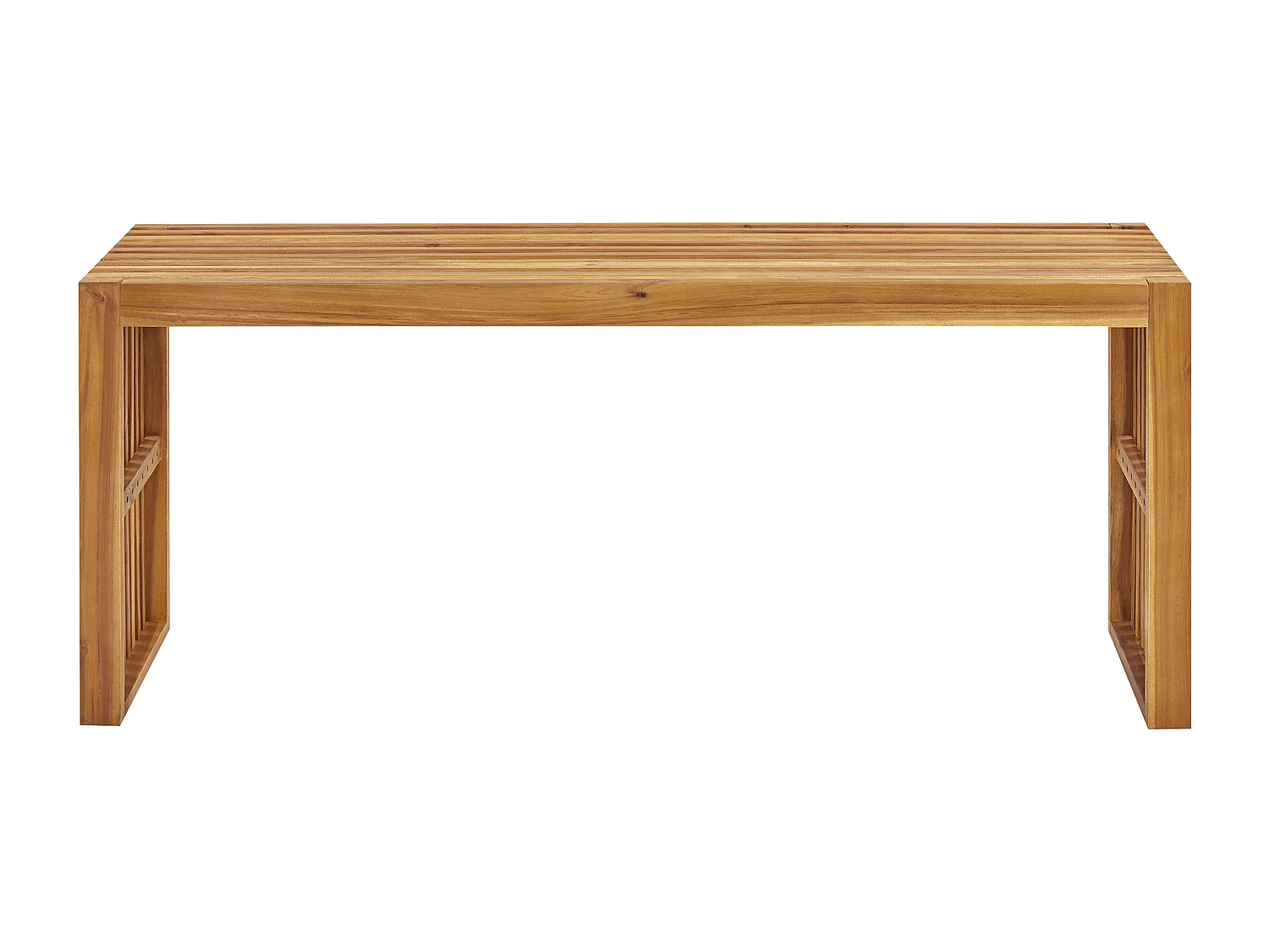 Table basse de jardin BELLANO 150 cm 35 cm Acacia Marron