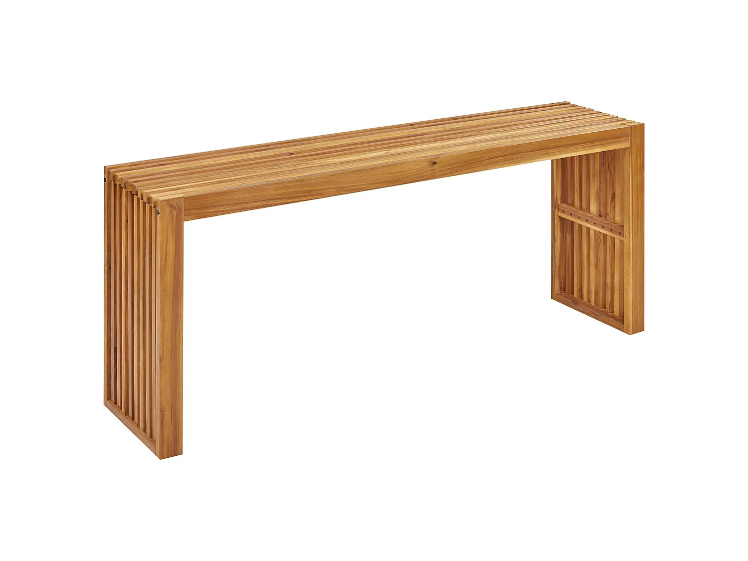 Table basse de jardin BELLANO 150 cm 35 cm Acacia Marron