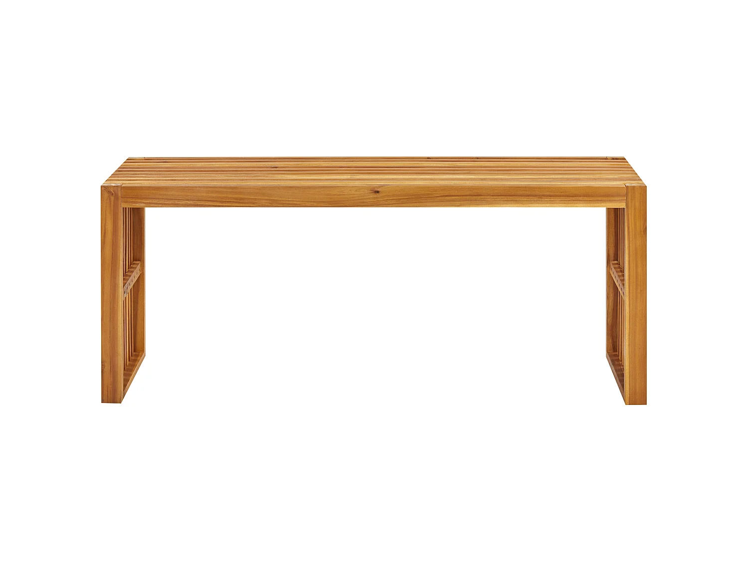 Table basse de jardin BELLANO 150 cm 35 cm Acacia Marron