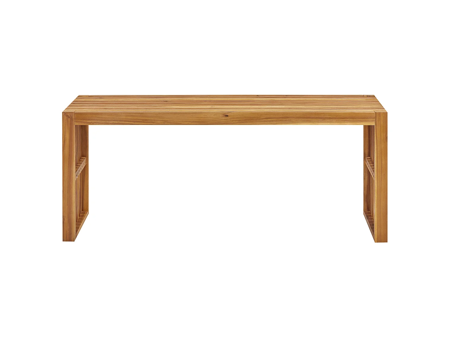 Table basse de jardin BELLANO 150 cm 35 cm Acacia Marron