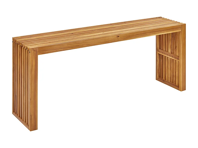 Outdoor Couchtisch BELLANO 150 cm 35 cm Akazienholz Braun