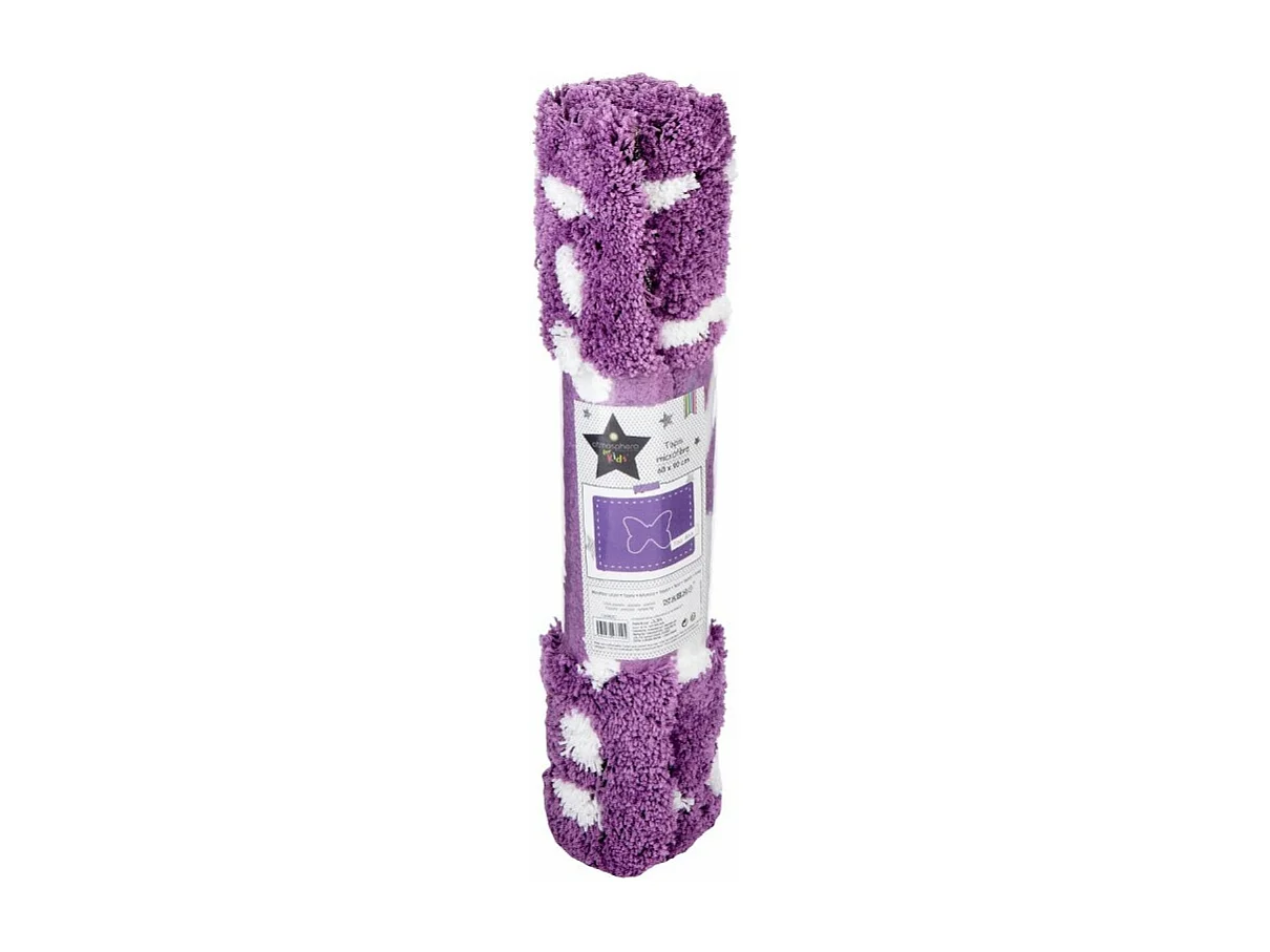 Tapis Microfibre 90x60cm Violet