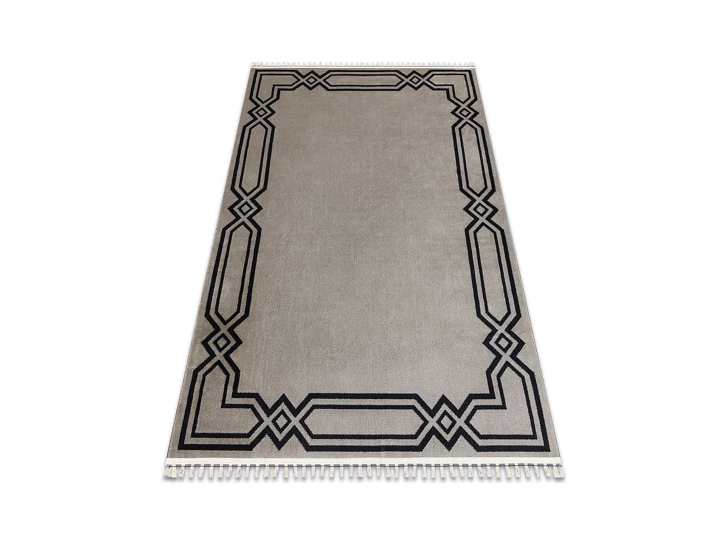 Tapis AMOUR 53071A beige - Cadre, moderne, élégant 78x150 cm