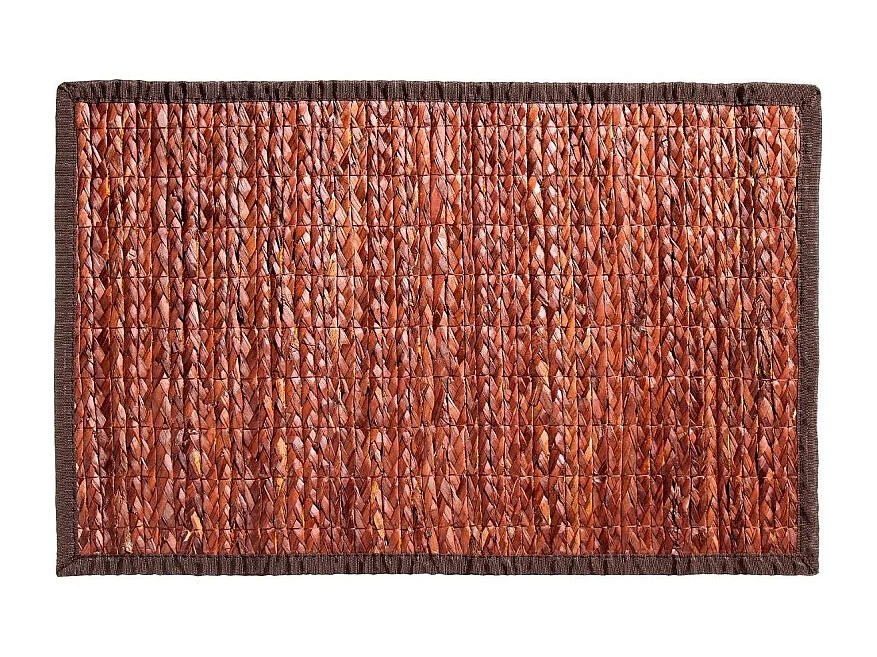 Tapis Bambou "Tressé" 50x80cm Chocolat