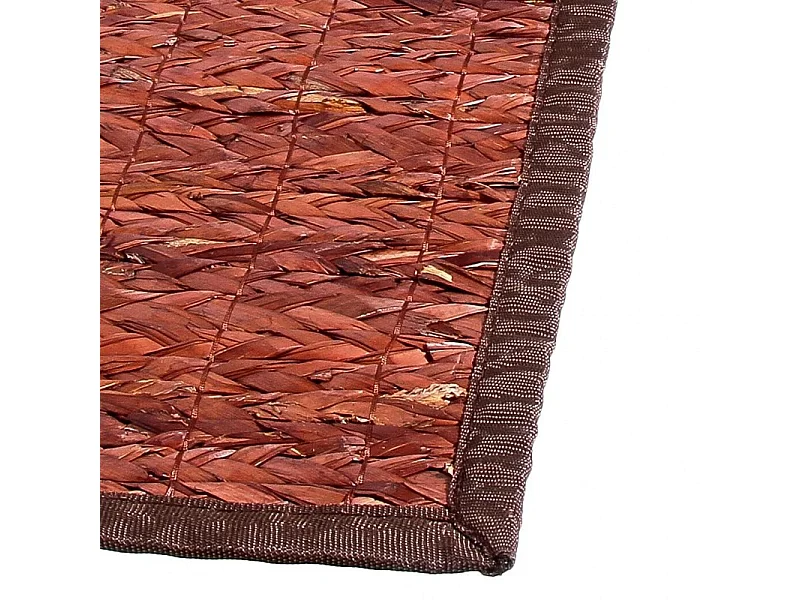 Tapis Bambou "Tressé" 50x80cm Chocolat