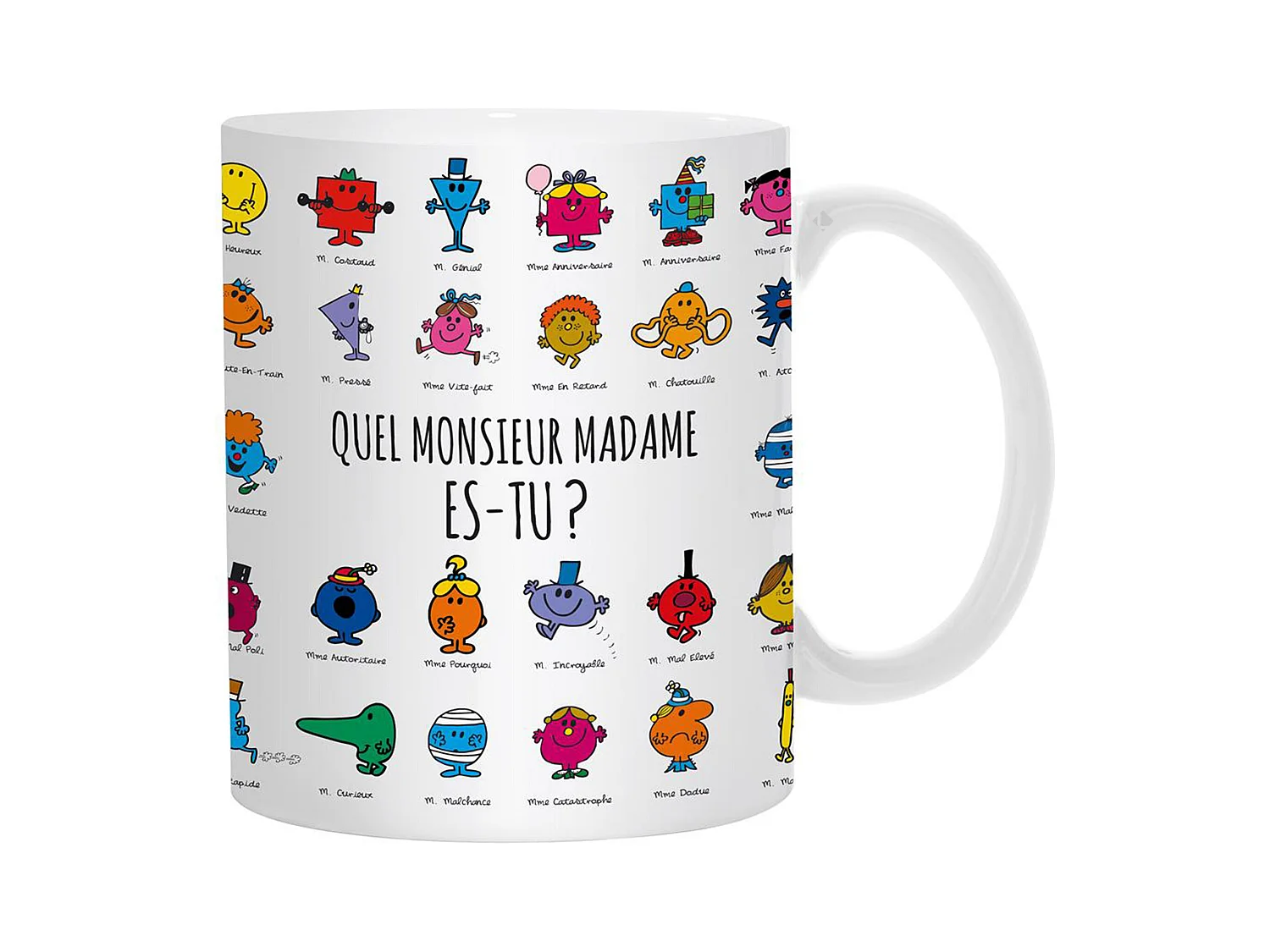Mug thermo réactif en céramique collection MONSIEUR MADAME 30cl