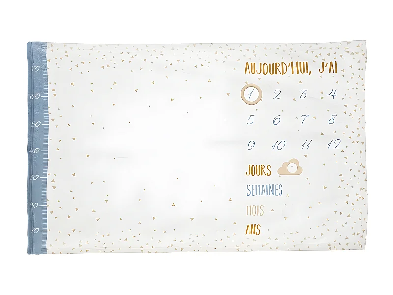 Couverture photo bébé étoiles bleues Atmosphera