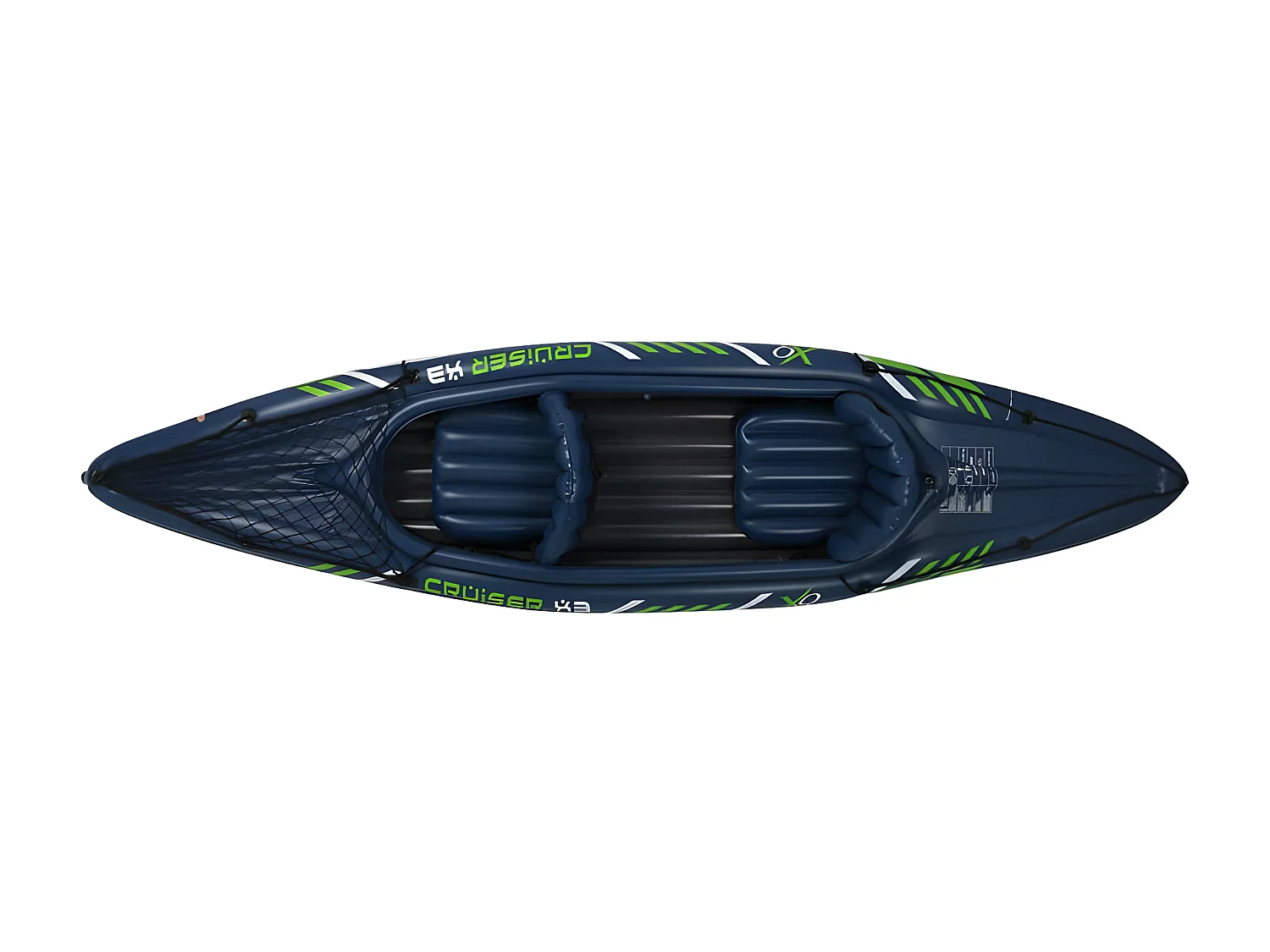 Kayak gonflable 342 cm Cruiser X3 bleu