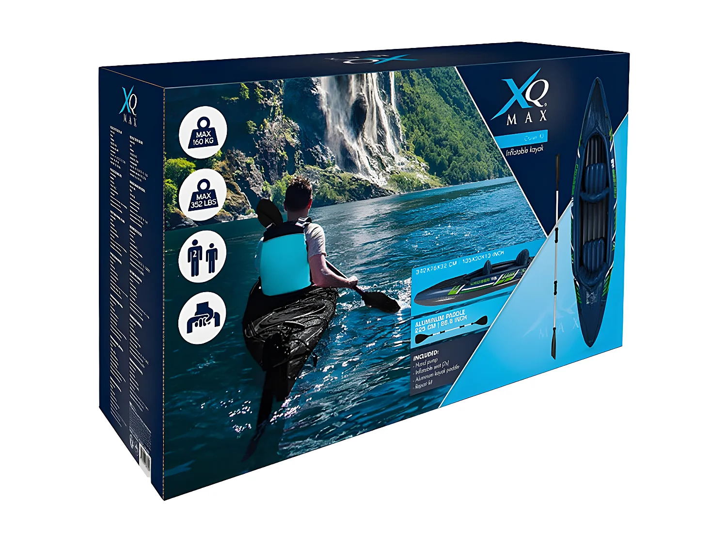 Kayak gonflable 342 cm Cruiser X3 bleu