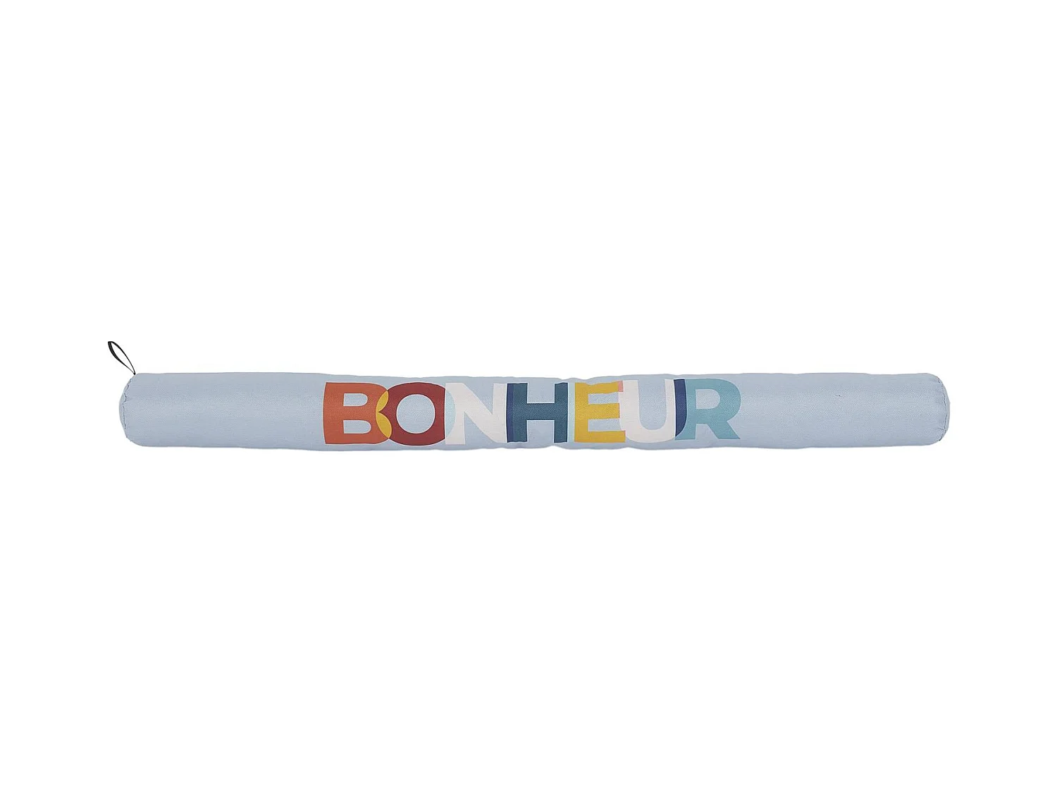 Boudin de porte en polyester avec message collection COLOR bleu
