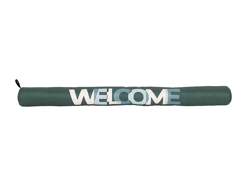 Boudin de porte en polyester avec message collection COLOR vert