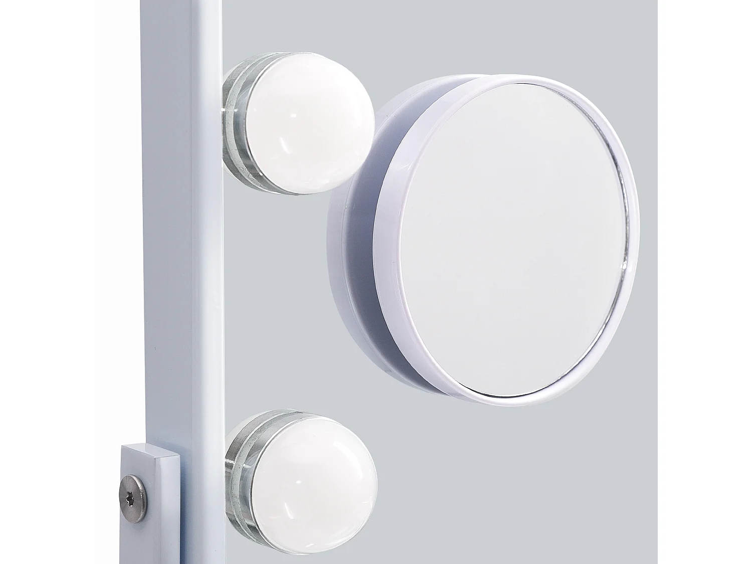 Hollywood make-up spiegel met muurmontage en verlichting 30x41cm