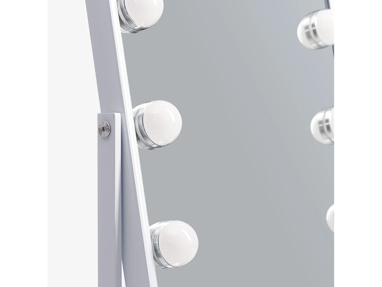 Hollywood make-up spiegel met muurmontage en verlichting 30x41cm