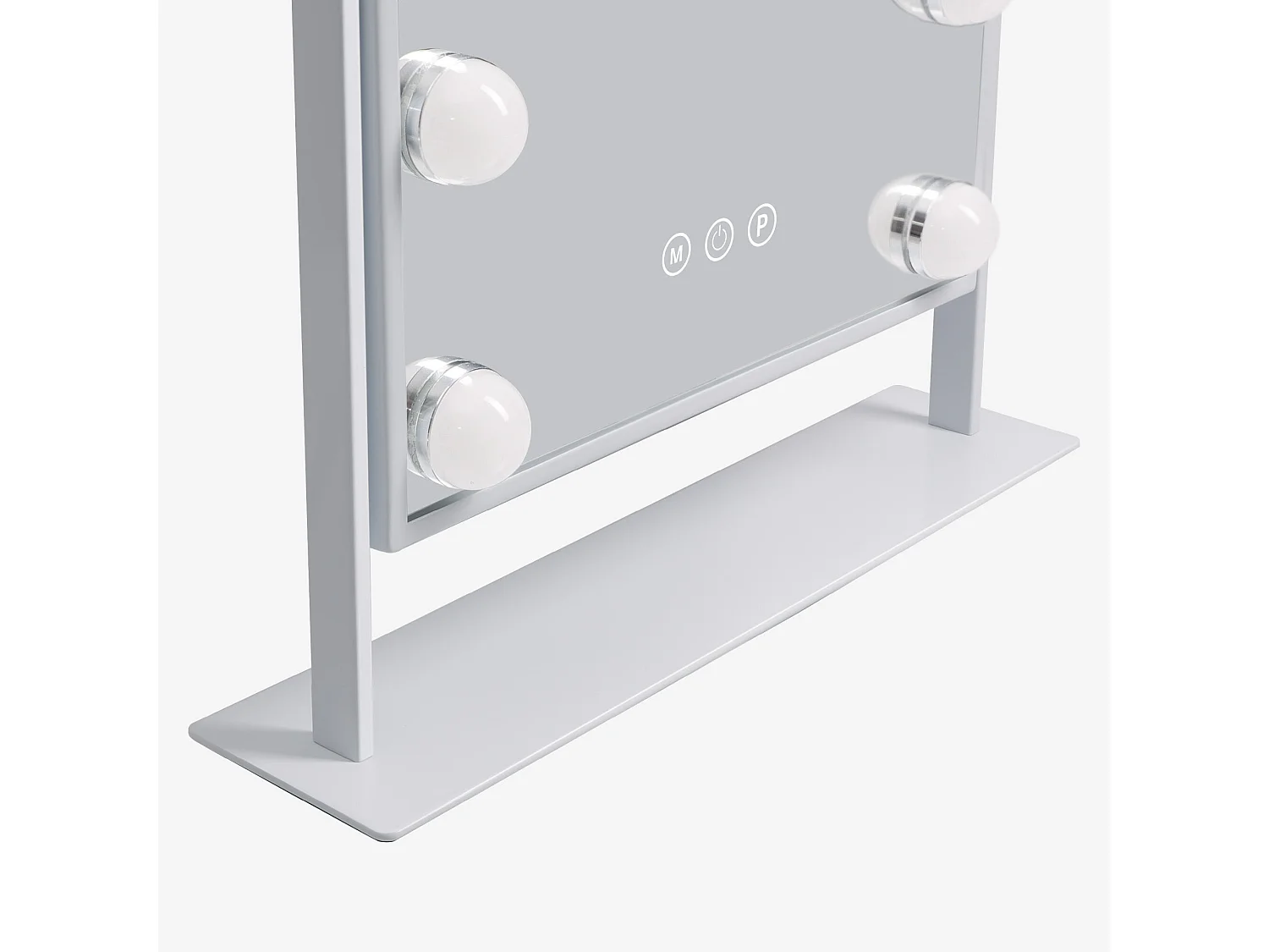 Miroir de maquillage hollywood coiffeuse mural avec lumière 30x41cm