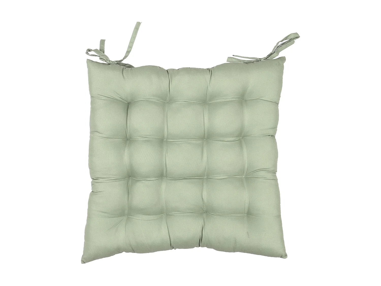 Lot de 2 galettes de chaise deperlantes 40x40 cm ANTIBES vert