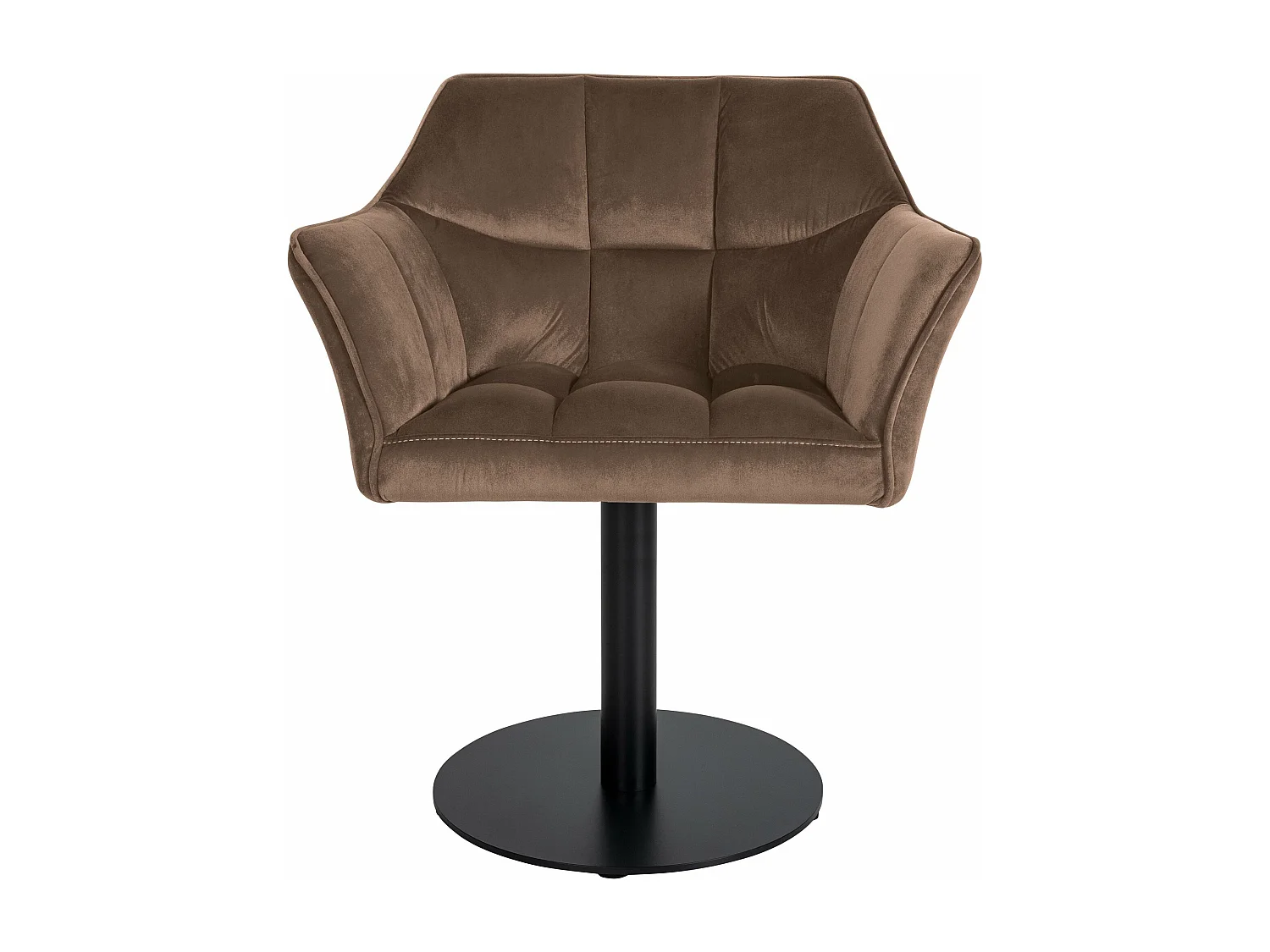 Chaise longue - Velours - Marron - Damaso