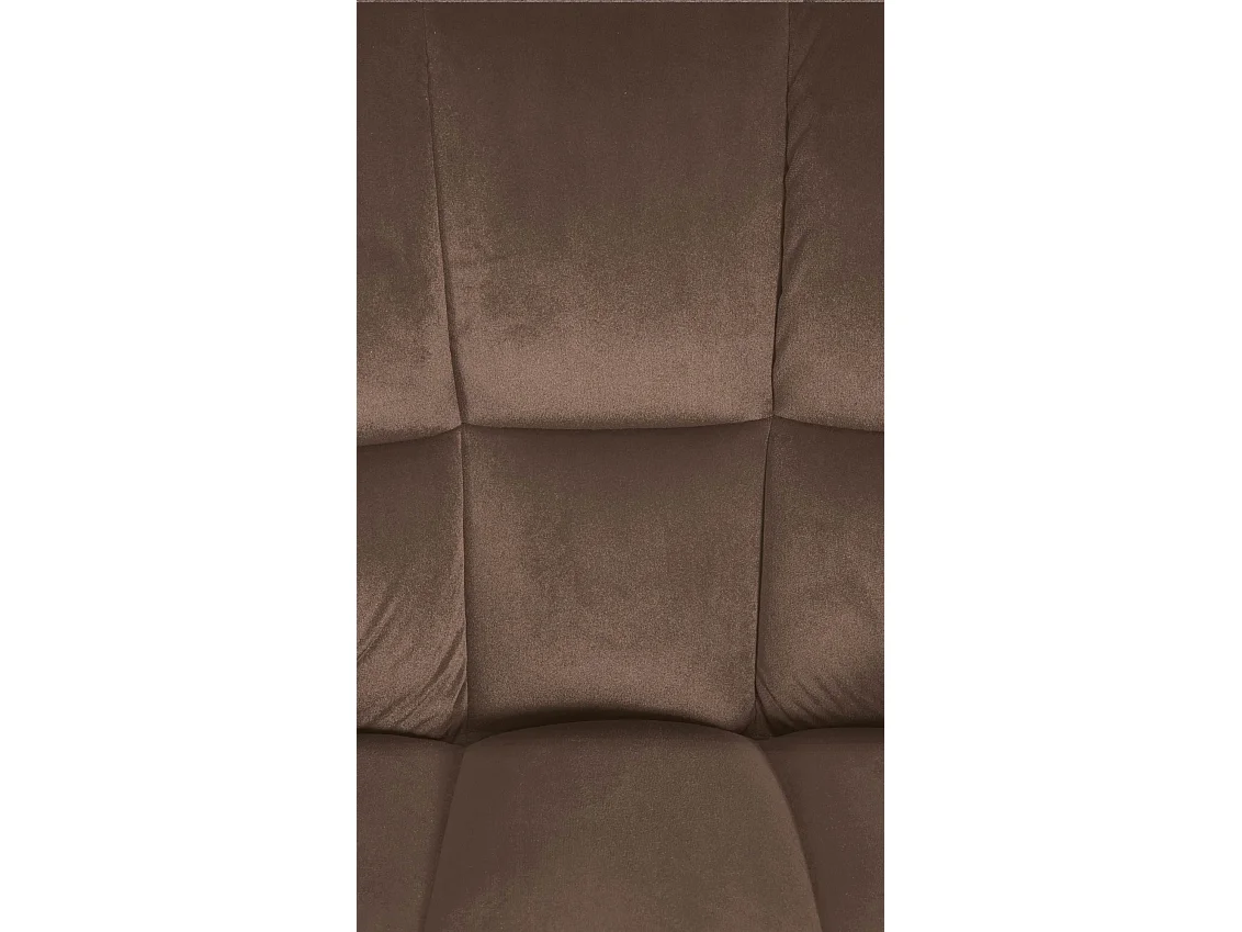 Chaise longue - Velours - Marron - Damaso