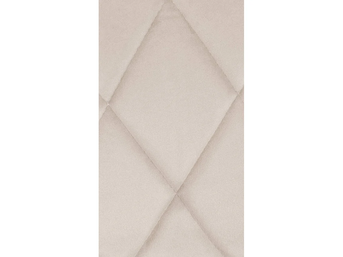 Tabouret de bar - Tissu & Blanc - Crème - Lazio