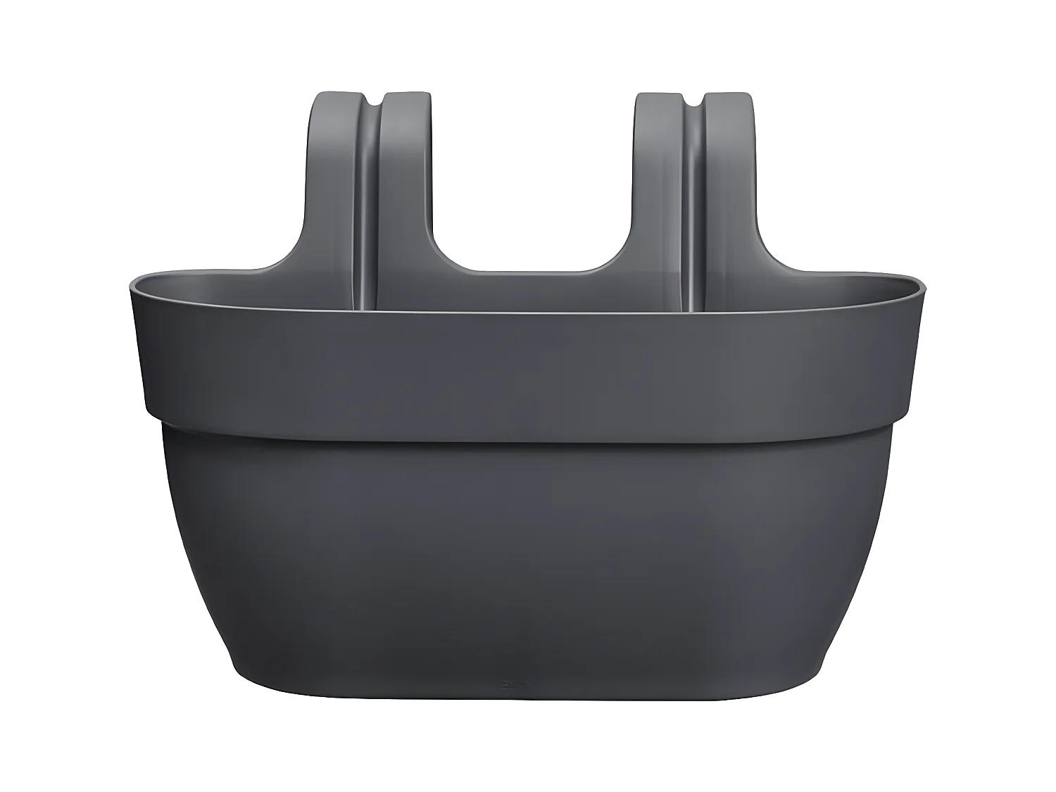 Balconnière en plastique Elho Vibia Campana Easy Hanger Medium anthracite - 36 x 24 x 26,5 cm