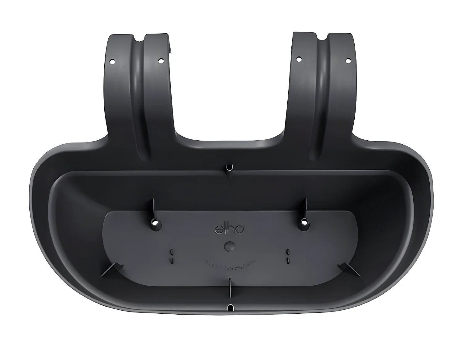 Balconnière en plastique Elho Vibia Campana Easy Hanger Medium anthracite - 36 x 24 x 26,5 cm