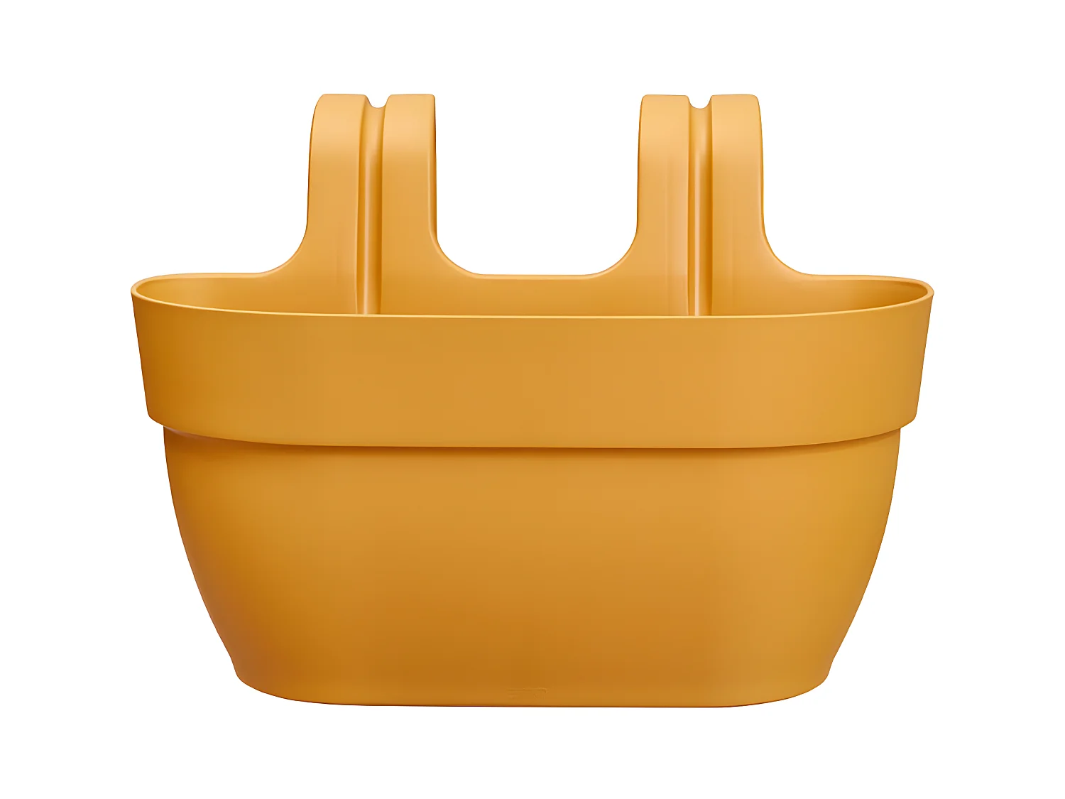 Balconnière en plastique Elho Vibia Campana Easy Hanger Medium jaune miel - 36 x 24 x 26,5 cm