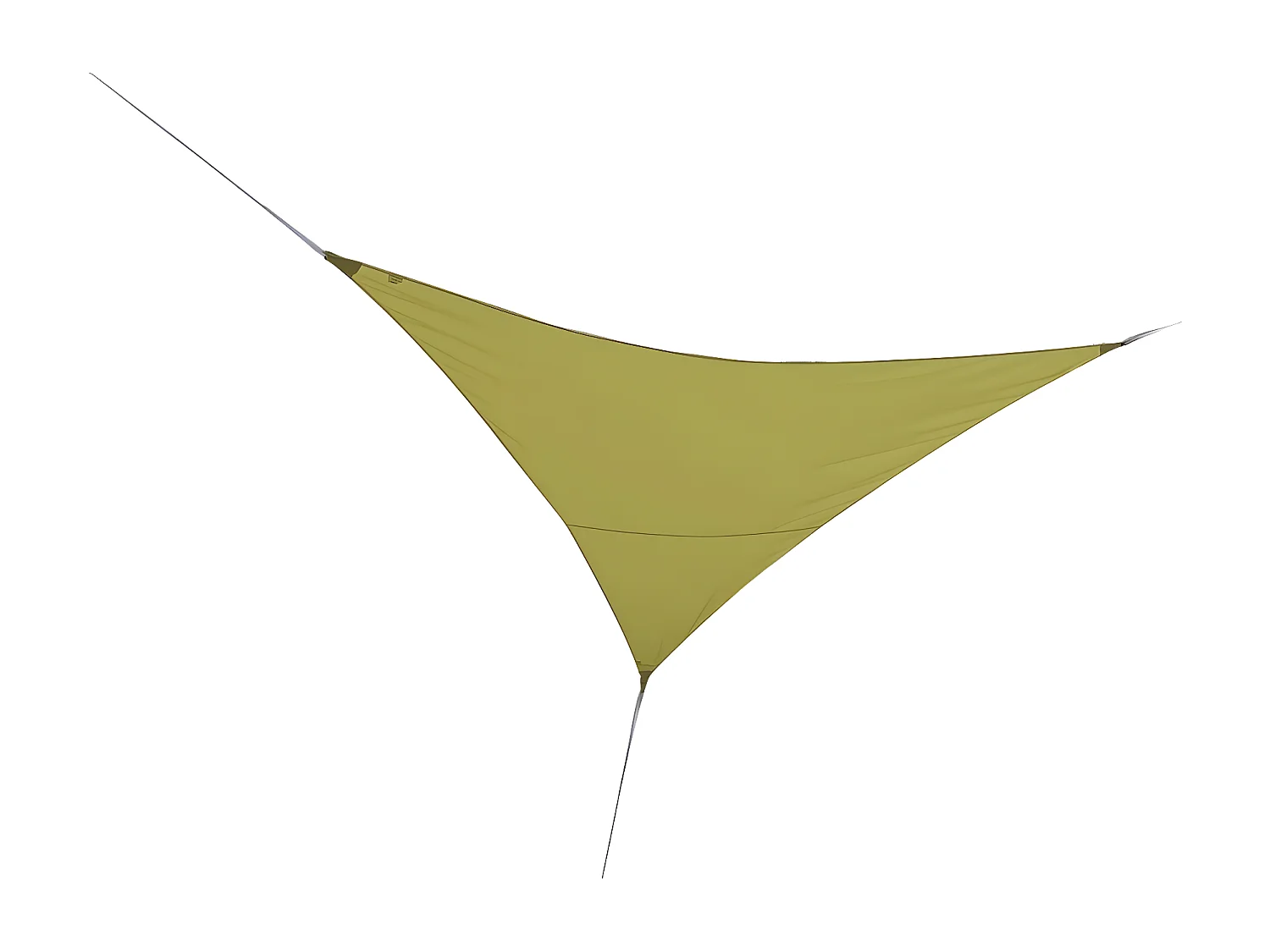 Voile d'ombrage triangulaire SERENITY 5 x 5 x 5 m - Vert anis - Jardiline