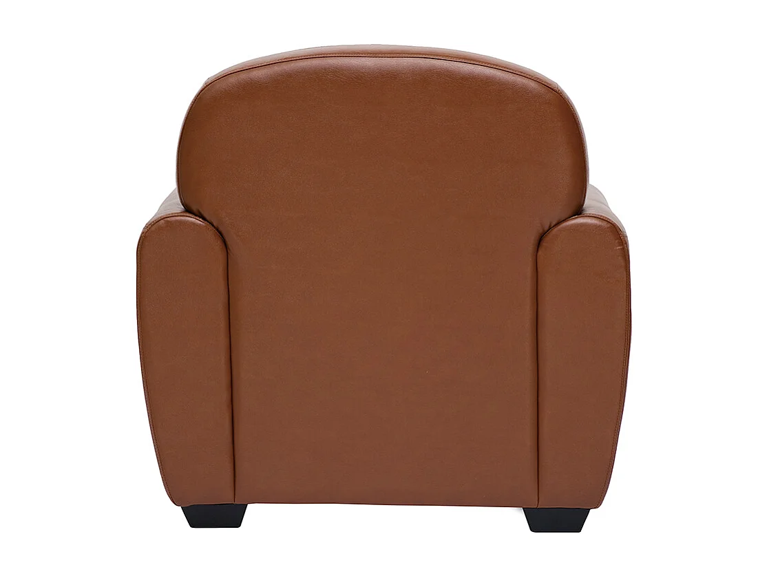 Brauner Vintage-Ledersessel CLUB
