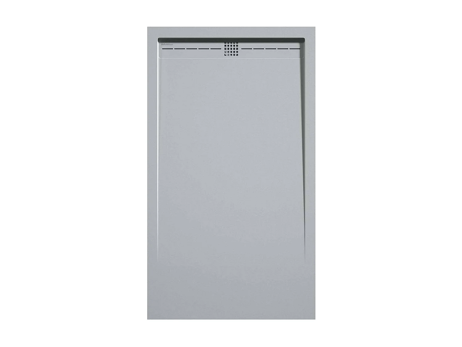 Receveur de douche Gris 7035, finition Lisse Stone CACH, grille de couleur - 210 x 80 cm