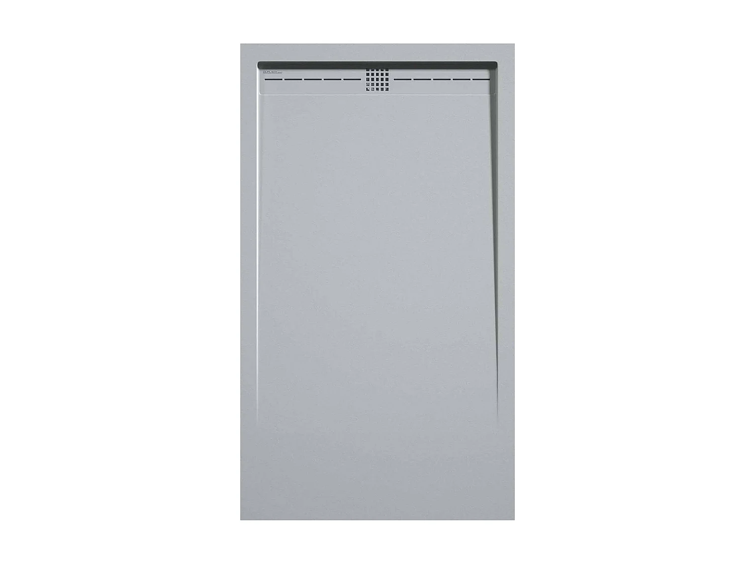 Receveur de douche Gris 7035, finition Lisse Stone CACH, grille de couleur - 150 x 90 cm