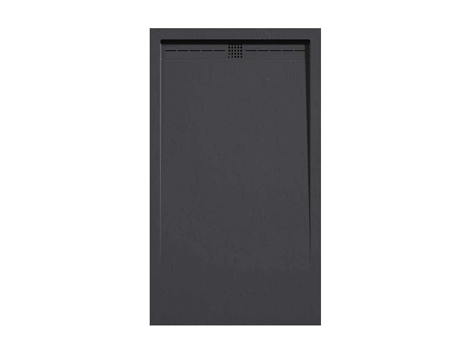 Receveur de douche Anthracite, finition Ardoise Stone CACH, grille de couleur - 170 x 70 cm