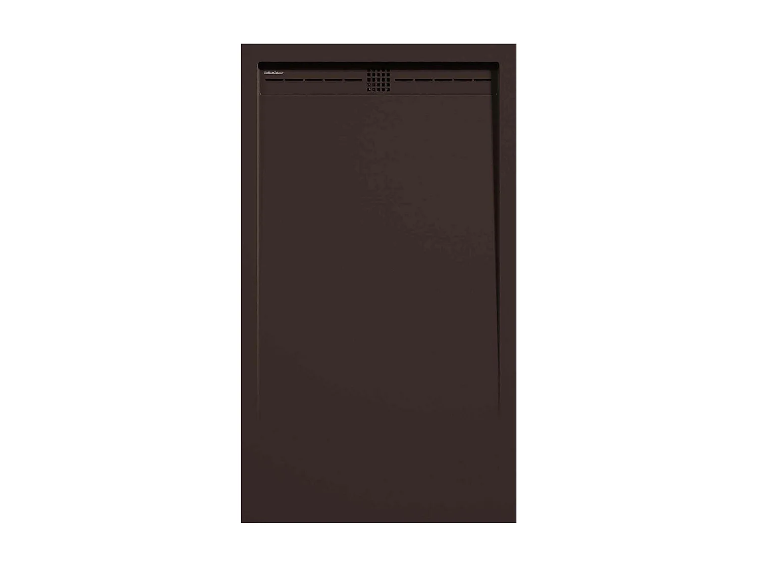 Receveur de douche Chocolat, finition Lisse Stone CACH, grille de couleur - 170 x 80 cm