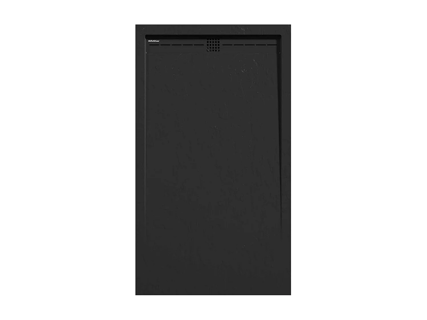 Receveur de douche Noir, finition Ardoise Stone CACH, grille de couleur - 100 x 70 cm