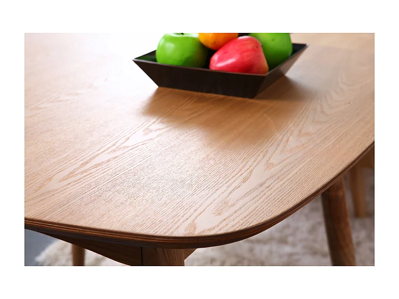 Mesa de comedor diseño fresno natural L90 BALTIK