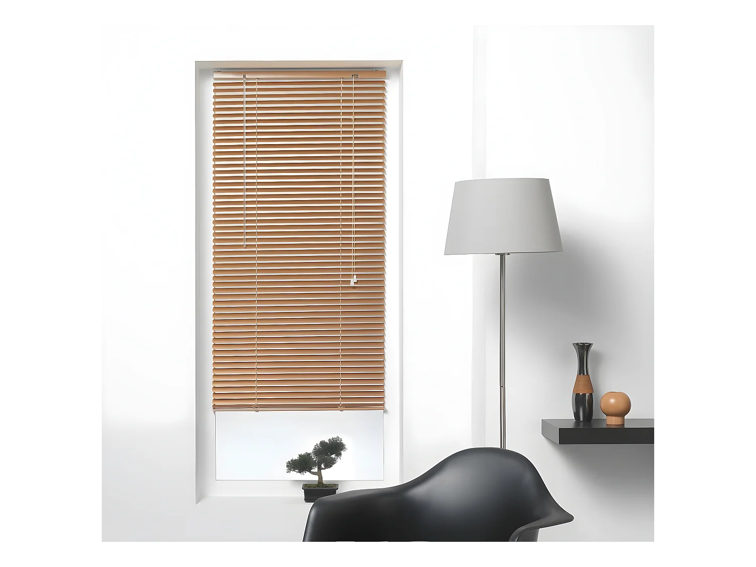 Store venitien lamelles Aluminium 40 x 130 cm Cuivre