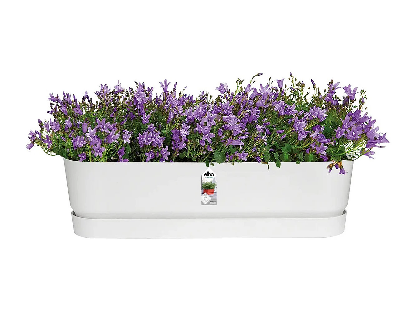 Balconnière Greenville Long 69 x 19,9 x 18,4 cm - Blanc - Elho