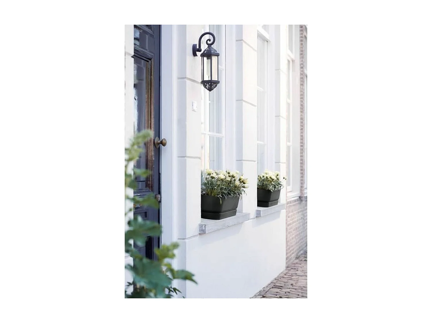 Balconnière Greenville Long 69 x 19,9 x 18,4 cm - Noir - Elho