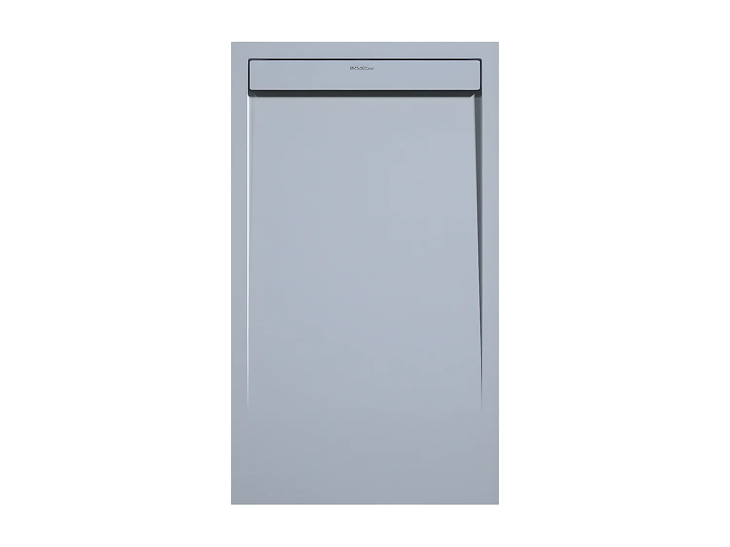 Receveur de douche Gris, finition Lisse Stone SMART, grille de couleur - 110 x 80 cm