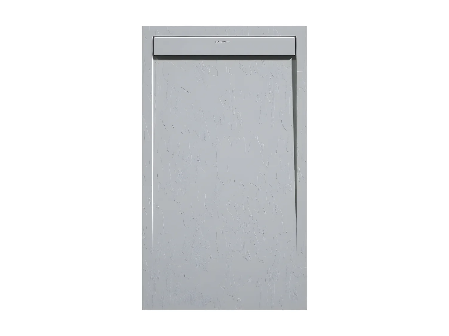 Receveur de douche Gris 7035, finition Ardoise Stone SMART, grille de couleur - 110 x 90 cm
