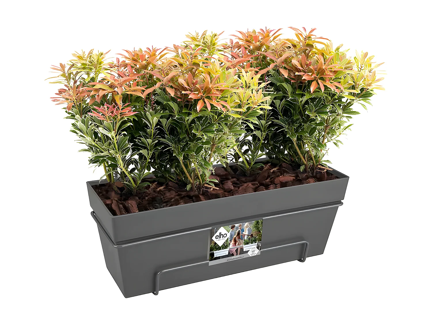 Loft Urban Balcony Allin1 50 - Zwart - 49 x 27 x 21 cm - 100% gerecycled