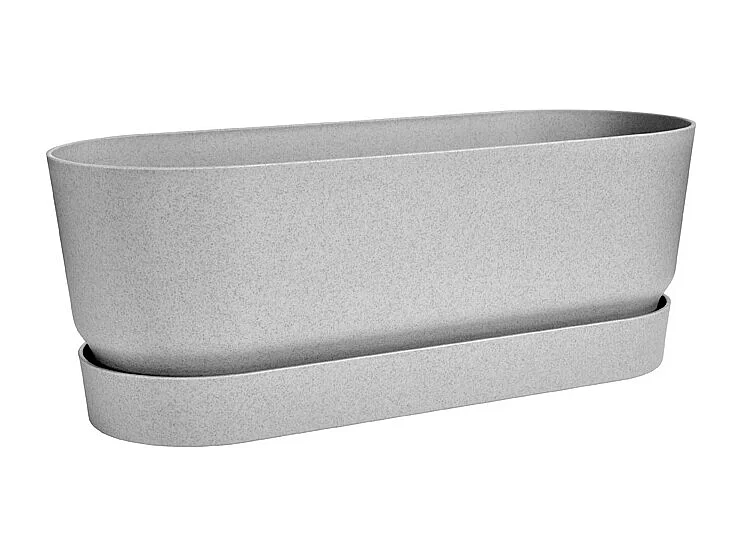 Balconnière Greenville Long 49 x 19,8 x 18,4 cm - Gris béton - Elho