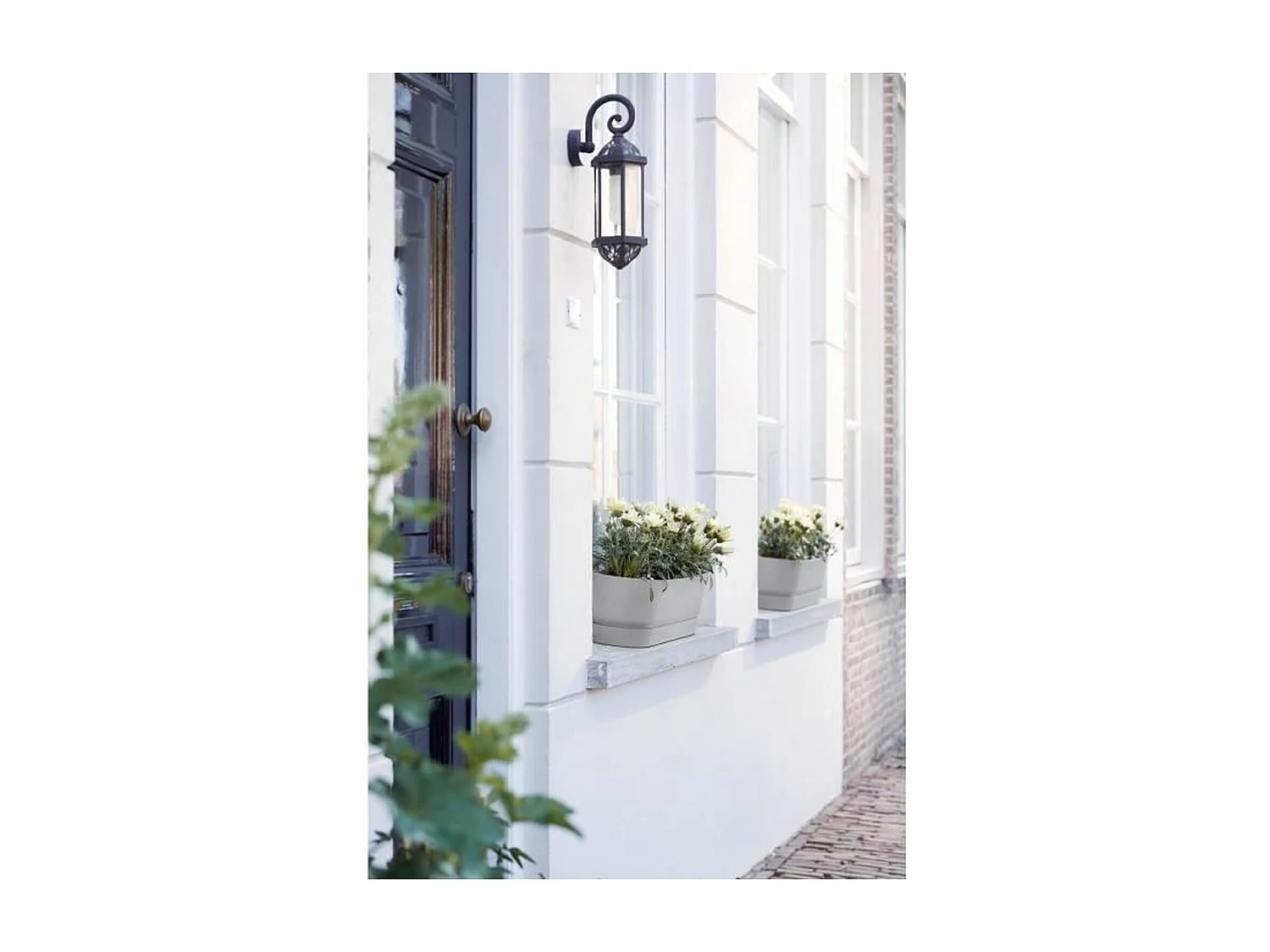 Balconnière Greenville Long 49 x 19,8 x 18,4 cm - Gris béton - Elho