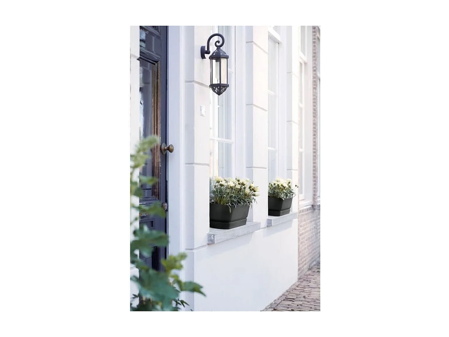 Balconnière Greenville Long 49 x 19,8 x 18,4 cm - Noir - Elho